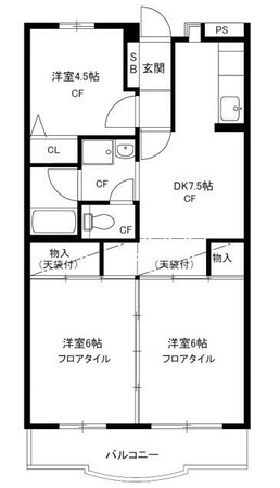 ひかりハイツの物件間取画像